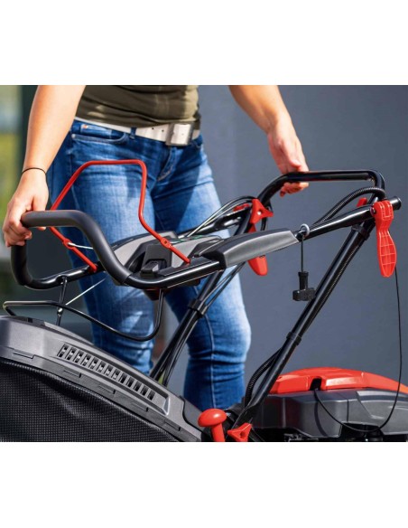 2 - Tondeuse a gazon a essence demarrage electrique 225cc 56cm Scheppach ms225-56e