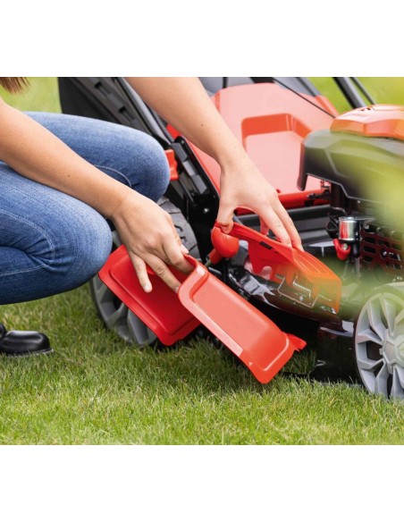 5 - Tondeuse a gazon a essence demarrage electrique 225cc 56cm Scheppach ms225-56e