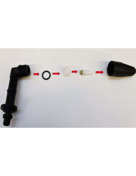2 - Buse turbo 90 degres pour nettoyeurs haute pression Scheppach hce et hcp
