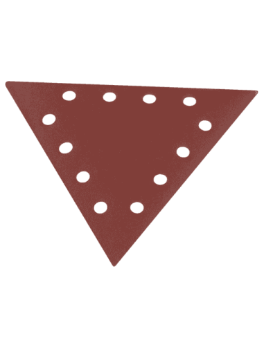 1 - Kit 10 triangles abrasifs grain 150 280x280x280mm a ponceuses murales Scheppach