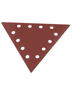 1 - Kit 10 triangles abrasifs grain 240 280x280x280mm a ponceuses murales Scheppach