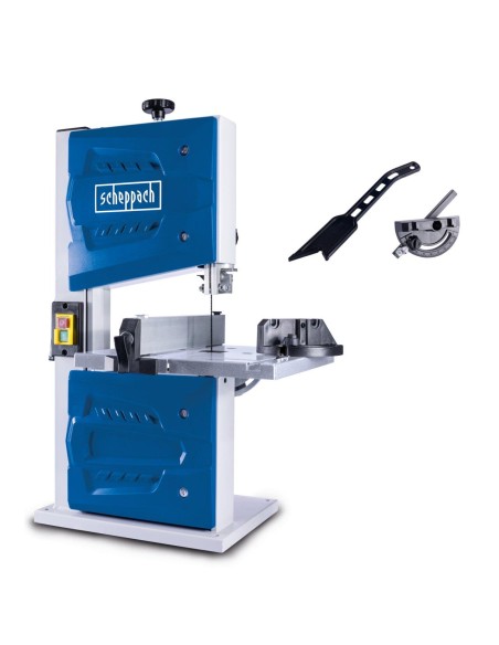 Sega a nastro taglio legno 35W 80x200 con accessori Scheppach hbs25