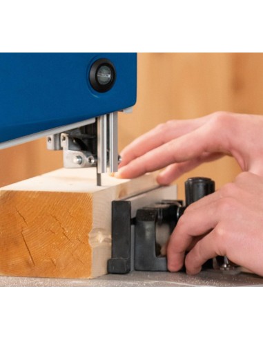 Sega a nastro taglio legno 35W 80x200 con accessori Scheppach hbs25