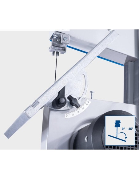 Sega a nastro taglio legno 35W 80x200 con accessori Scheppach hbs25