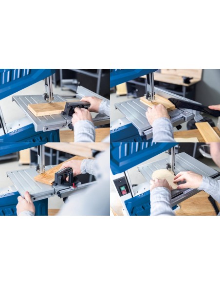 Sega a nastro taglio legno 550W Scheppach hbs261