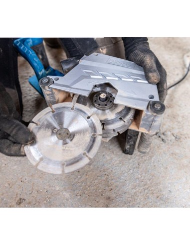 Scanalatore per muri elettrico 2250W 125mm soft-start Scheppach mnf2250