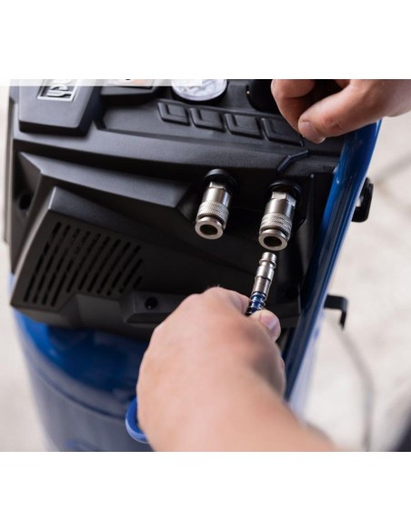 Compressore aria verticale 50 lt 10 bar con kit 13 accessori Scheppach hc51v