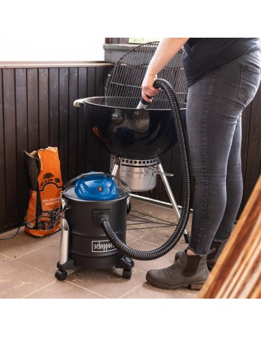 5 - Aspirateur a cendres avec souffleur 20l 1300W Scheppach avc25