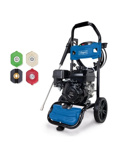 Idropulitrice a scoppio 212cc 241bar 4.3kw motore a benzina Scheppach hcp5000