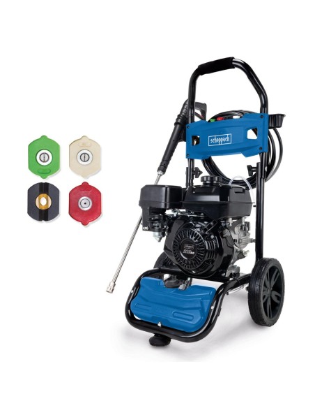 Idropulitrice a scoppio 212cc 241bar 4.3kw motore a benzina Scheppach hcp5000