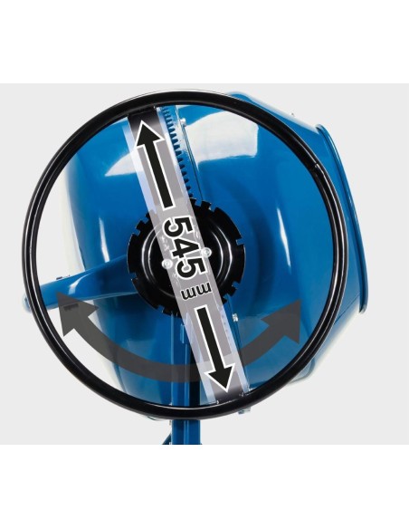 Betoniera elettrica miscelatore cemento 125 lt 550w Scheppach mix125