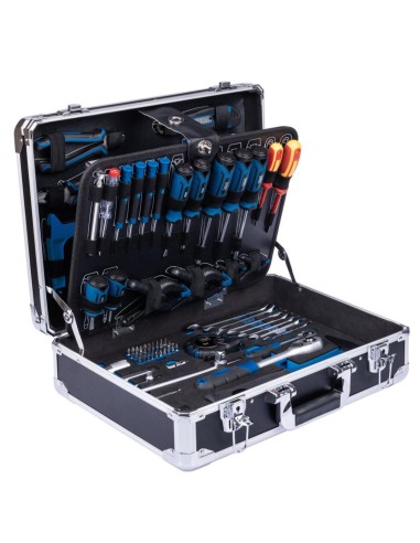Valigia portautensili attrezzi con 141pz Scheppach tb200