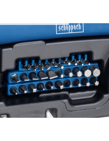 Valigetta portautensili 97 pezzi Scheppach wzk120