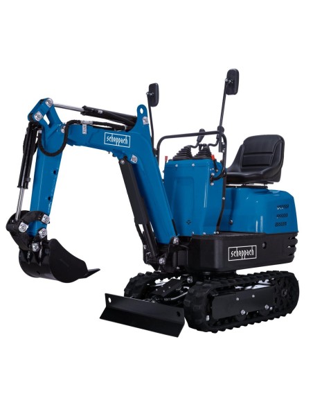 Mini escavatore 306cc compatto largo 690mm 5q Scheppach exc815