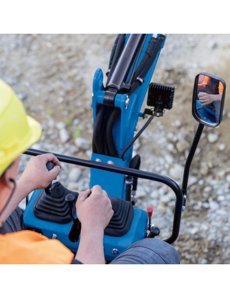 Mini escavatore 306cc compatto largo 690mm 5q Scheppach exc815