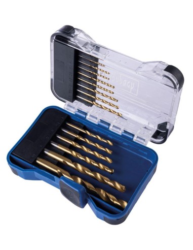 2 - Coffret de 15 forets helicoidaux hss Scheppach hss15