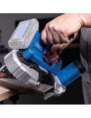 2 - Scie a ruban pour metaux 20v sans batterie Scheppach c-mbs6365-x