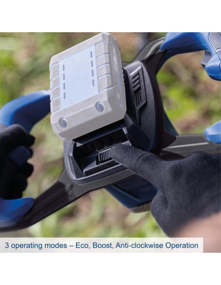 5 - Mototrivelle 20v brushless helice 800mm sans batterie ixes Scheppach bc-eb100-x