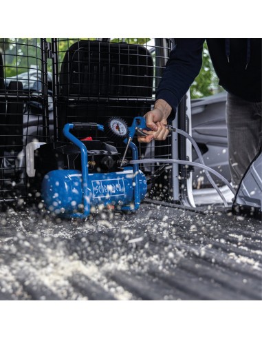 4 - Compresseur a air 6L 2x20V 8 bar sans batteries IXES Scheppach C-ACT160/6-X