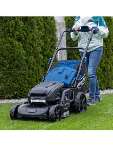 2 - Tondeuse 4en1 brushless 2x20V 47cm sans batterie ixes Scheppach bc-mp470-x
