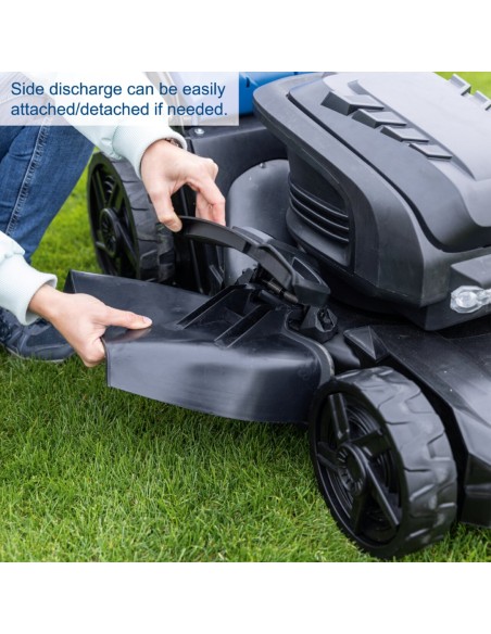 4 - Tondeuse 4en1 brushless 2x20V 47cm sans batterie ixes Scheppach bc-mp470-x