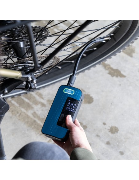 2 - Mini compresseur portable sans fil 8V 10,3 bar 2000 mAh Scheppach ac10/8v