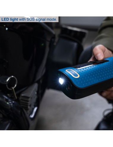 5 - Mini compresseur portable sans fil 8V 10,3 bar 2000 mAh Scheppach ac10/8v