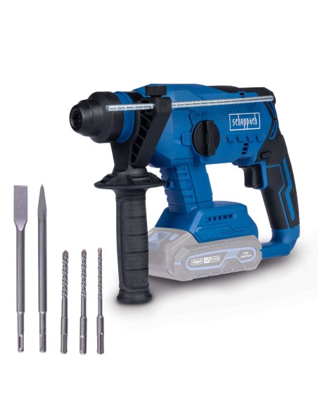 5 - Ensemble d'outils 20V 3 pieces avec 2 batteries et chargeur Scheppach BPS100