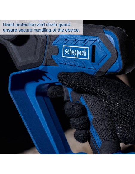 4 - ebrancheur c-ps100-x 20V avec batterie 2,0Ah et chargeur IXES Scheppach