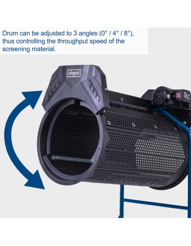 3 - Tamis rotatif electrique 350 W ouverture 40 cm Scheppach RS500