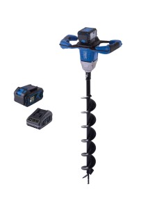 1 - Tariere bc-eb100-x 20V avec 1 batterie 4,0Ah et chargeur IXES Scheppach