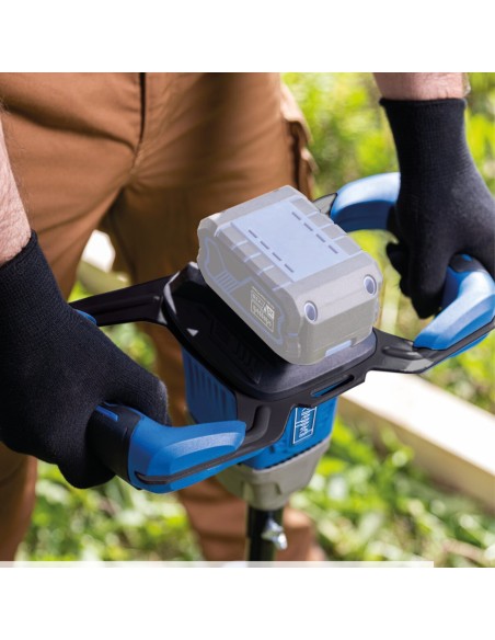 3 - Tariere bc-eb100-x 20V avec 1 batterie 4,0Ah et chargeur IXES Scheppach