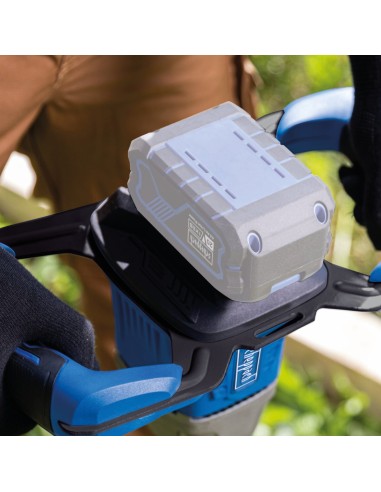 4 - Tariere bc-eb100-x 20V avec 1 batterie 4,0Ah et chargeur IXES Scheppach