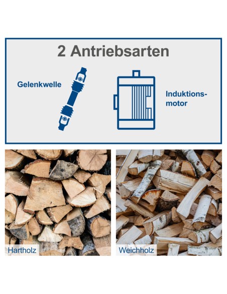 3 - Fendeuse de b??ches verticale 5100w 400v + PTO 25t Scheppach hl2550gm