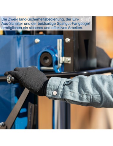 4 - Fendeuse de b??ches verticale 5100w 400v + PTO 25t Scheppach hl2550gm