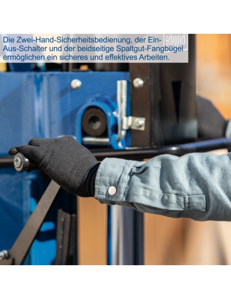 4 - Fendeuse de b??ches verticale 5100w 400v + PTO 25t Scheppach hl2550gm