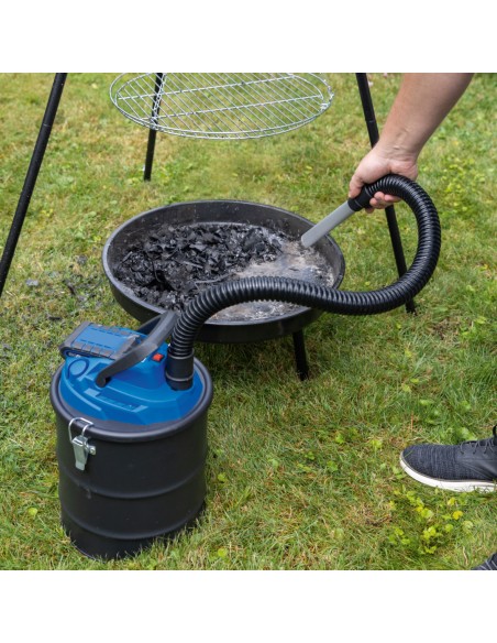 2 - Aspirateur a cendres c-avc15-x avec batterie 2,0Ah et chargeur IXES Scheppach