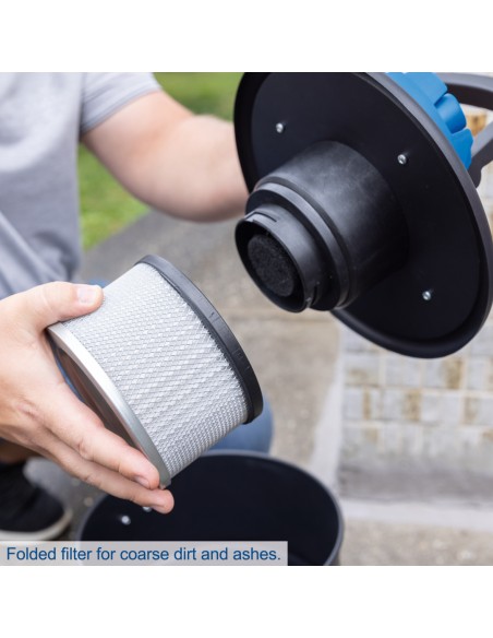 3 - Aspirateur a cendres c-avc15-x avec batterie 2,0Ah et chargeur IXES Scheppach