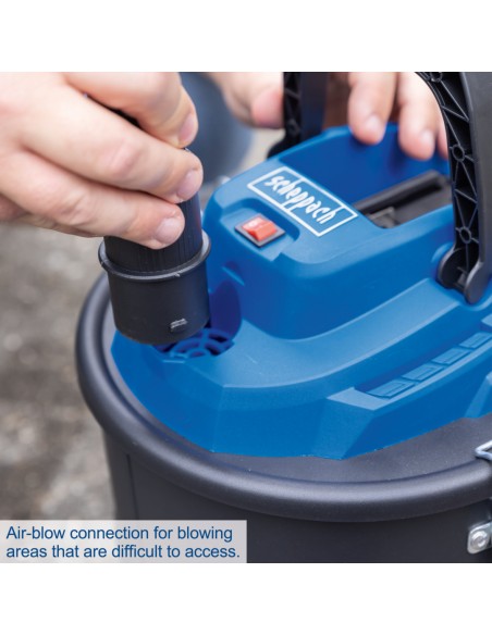 5 - Aspirateur a cendres c-avc15-x avec batterie 2,0Ah et chargeur IXES Scheppach