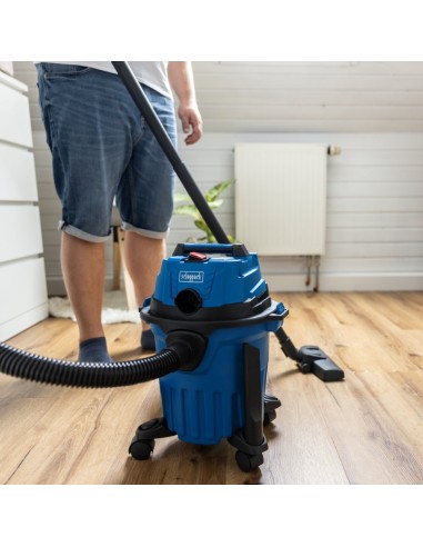 3 - Aspirateur eau et poussieres c-nts15-x 1 batterie 4,0Ah chargeur IXES Scheppach