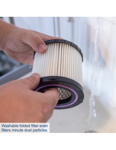 2 - Aspirateur eau et poussieres c-nts20-x avec batterie 4,0Ah et chargeur Scheppach