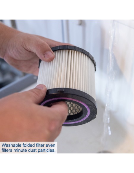 2 - Aspirateur eau et poussieres c-nts20-x avec batterie 4,0Ah et chargeur Scheppach