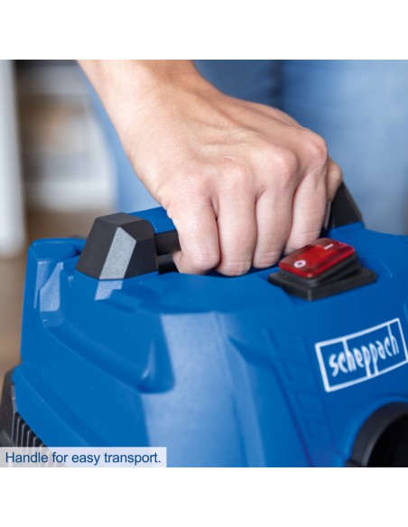 5 - Aspirateur eau et poussieres c-nts20-x avec batterie 4,0Ah et chargeur Scheppach