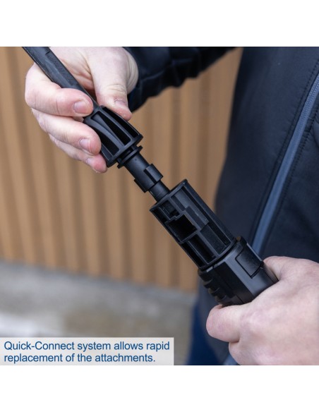 4 - Nettoyeur haute pression c-hpg35-x avec batterie 2,0Ah chargeur IXES Scheppach