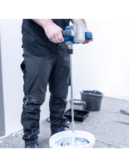 2 - Perceuse melangeuse bc-pmx100-x avec batterie 4,0Ah et chargeur IXES Scheppach