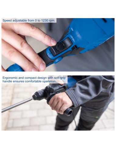 5 - Perceuse a percussion 1050w 3j Scheppach dh2260