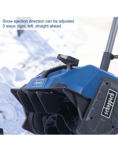 2 - Fraise neige bc-snb410-x 2x20V 2 batteries 4,0Ah double chargeur IXES Scheppach