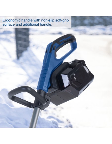 3 - Fraise neige bc-snb410-x 2x20V 2 batteries 4,0Ah double chargeur IXES Scheppach