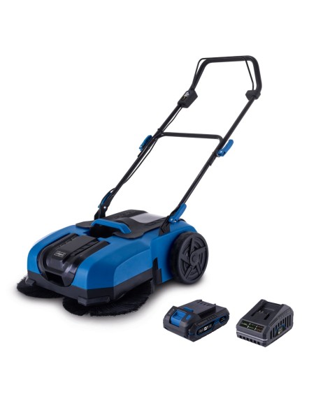 1 - Balayeuse c-s610-x 20V avec 1 batterie 2,0Ah et chargeur IXES Scheppach