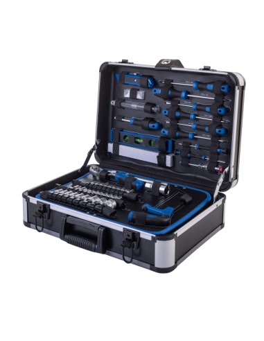 1 - Mallette a outils et equipement 235 pieces Scheppach TB220